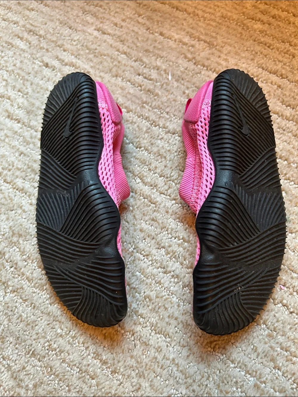 Nike Kids Hot Pink Mesh Slip-On Water Shoes